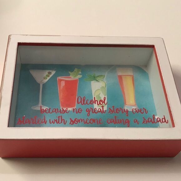 Primitives by Kathy Alcohol Cocktails Shelf Sitter Sign - Picture 6 of 8